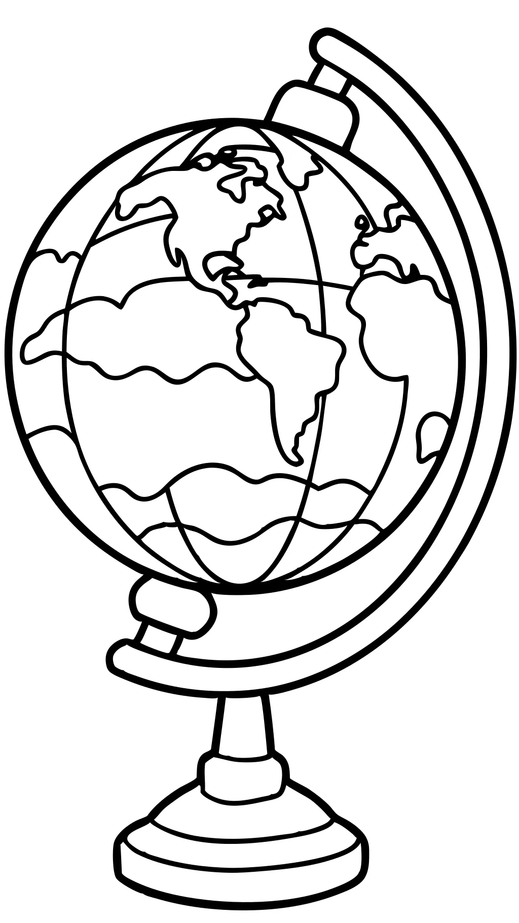 coloriage globe